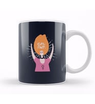 Feminism Grl Pwr Text Kupa Bardak Porselen