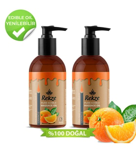 Rekze Portakal Aromalı Vücut Masaj Yağı 2 Adet 120 ml