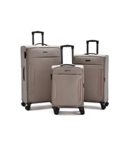 Fossil Ultra Light Vizon 3'lü Valiz Seti – 360° 8 Tekerlekli, Hafif & Geniş İç Hacim