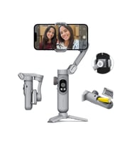 Hareketli Çekim Sabitleyici Tripod ve Işıklı Selfie Çubuğu