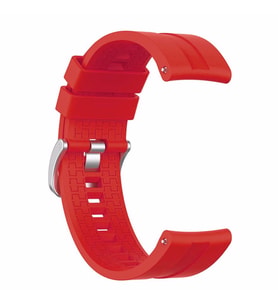 Microsonic Samsung Galaxy Watch 4 Classic 46mm Kordon, Silicone RapidBands Kırmızı