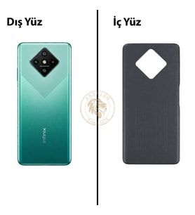 Infinix Zero 8 Yeşil Uyumlu Orta Kasa Full Kasa Kapak Gövde Housing