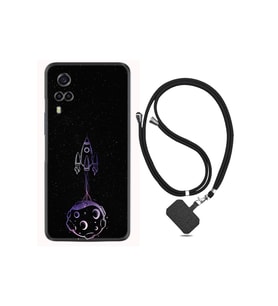 Vivo Y53s Kılıf Silikon Desen Boyun Askılı Master Space 1630