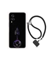 Vivo Y53s Kılıf Silikon Desen Boyun Askılı Master Space 1630