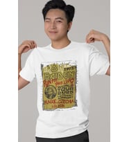 Tasarım Iron Maiden Rock Metal Müzik Grubu Baskılı Unisex Oversize Tişört