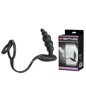 Pretty Love 12 Titreşimli Usb Şarjlı Penis Halkası ve Prostat Vibratörü