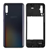 Samsung Galaxy A50 - SM-A505F FULL Kasa Arka Kapak Takım SİYAH