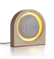 Masaüstü Beton Tasarım Ay Lambası Moon Light El Işi Romantizim ve Ortam Işığı