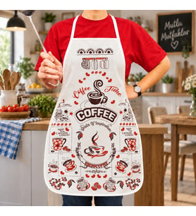 Pionny Mutfak Önlüğü - Coffee
