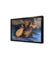 A Pair Of Shoes Çerçeveli Cam Tablo