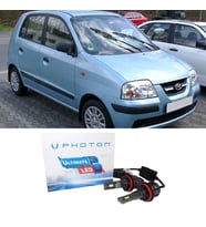 Hyundai Atos Led Xenon Uzun + Kısa Far Ampulü H4 Ultimate 9500 Lumens Yeni Seri Beyaz