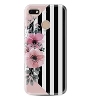 General Mobile GM8 Go GM9 GM20 Pro Plus Kılıf Desemli Silikon Flowers 4 1390