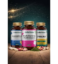 ShiffaHome Enerji Arkadaşları Set 3 Magnefull Magnezyum 60 tablet + Multivitamin & Multimineral + Sp
