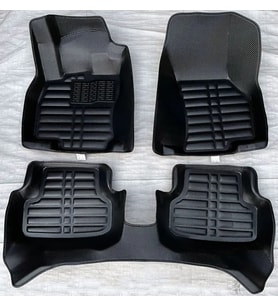 Volkswagen Golf 7 Uyumlu 2012-2020 5D Havuzlu Karbon Dizayn Paspas Seti