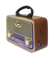 Harvox Nostaljik Radyo Fenerli Bluetoothlu Mp3 Çalar Müzik Kutusu