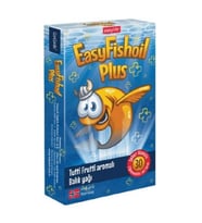 EasyFishoil Plus Balık Yağı Tutti Frutti Aromalı 30 Çiğnenebilir Jel