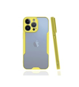 Newface Apple iPhone 13 Pro Kılıf Platin Silikon - Sarı