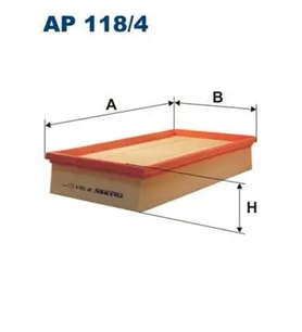 FILTRON AP1184 Hava Filtresi A0030947104 A1040940204