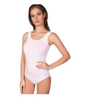 Berrak 2083 - 2084 Kadın Çıtçıtlı Kalın Askılı (Kancalı) Body- 1 Adet (Beyaz)