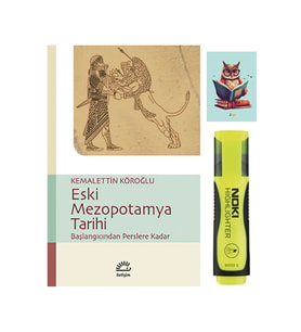 Eski Mezopotamya Tarihi - Kemalettin Köroğlu 9789750503900 Sarı Fosforlu Kalem - Not Defterli Seti (Krem)