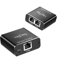 1 Giriş 2 Çıkış RJ45 Gigabit Ethernet Çoklayıcı Splitter Adaptör