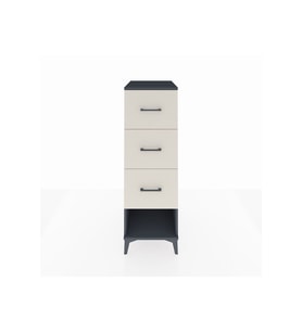 Kronos Dolap 3 Çekmeceli 44x59x134 Antrasit-Aytaşı