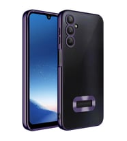 Samsung Galaxy A24 Uyumlu Kılıf Kamera Korumalı Logo Gösteren Zore Omega Kapak