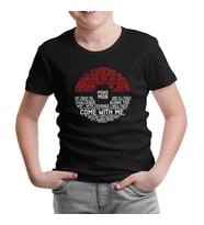 Pokemon Siyah Çocuk Tshirt
