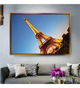 Altın Çerçeveli dekoratif tablo l1225 (Gold)