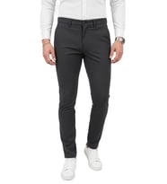 DeepSEA Erkek Füme Modern Fit Likralı Kumaş Pantolon Günlük & Ofis Kullanımı 2602020