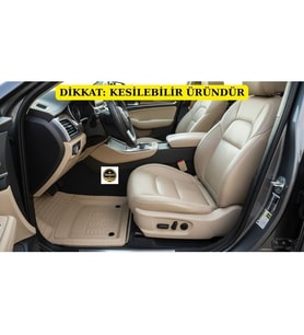 Ford Tourneo Courier 2024-2025 HAVUZLU OTO PASPAS BEJ 3D YUMUŞAK PASPAS,SU GEÇİRMEZ, AŞINMAZ