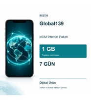 Global139 eSIM İnternet Paketi 1 GB 7 Gün