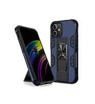 Apple iPhone 12 Pro Max Uyumlu Kılıf Zore Volve Kapak (Lacivert)