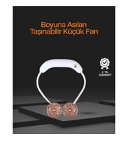 Mey İthalat® 5 Kanatlı Sessiz Mini Fan 3 Vitesli Katlanabilir Asılabilir