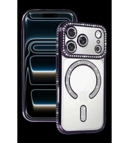 iPhone 17 Pro Max Joke Simli Magneticsafe Kılıf - Derin Mor