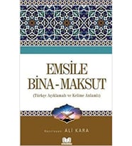 Kitap Kalbi Yayıncılık Emsile Bina Maksut Tercümesi Kelime Anlamlı