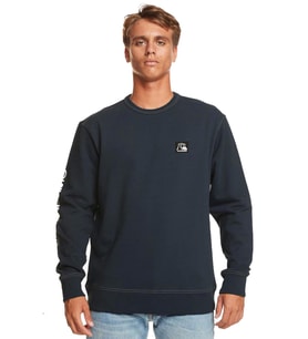 Quiksilver The Original Crew Erkek Sweatshirt (Lacivert)