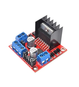 L298N Voltaj Regulatörlü Çift Motor Sürücü Kartı