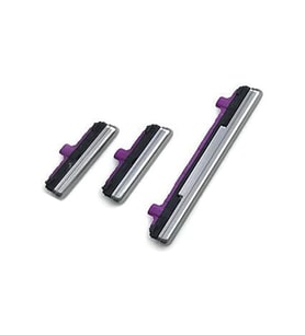 Samsung Galaxy S10/S10 Plus G975 G973 Yan Kasa Tuşları Yan Plastik Tuşlar (Gümüş)