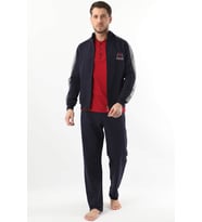 Pierre Cardin Erkek Eşofman   3Lü Pijama (Gri)