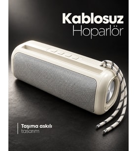Güçlü Bas Sesli Kablosuz Bluetooth Hoparlör Rgb Aydınlatmalı Stereo Müzik Sistemi