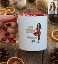 Kişiye Özel Karikatürlü Cute But Scorpio Akrep Burcu Kupa Bardak Doğum Günü Hediyesi