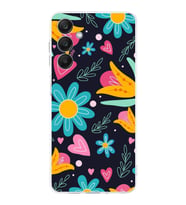 PrintiFy Samsung Galaxy A26 ile Uyumlu Retro Color 1Kamera Korumalı ŞeffafKılıf