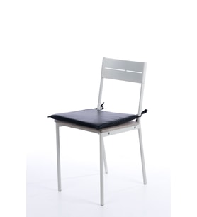 Siyah Deri Minder 45x45