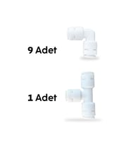 9 L + 1 T Quick Dirsek Su Arıtma Cihazları Filtreleri İle Uyumlu Tak Çıkar