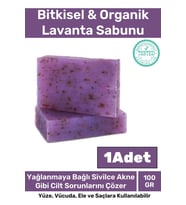 Özel Üretim %100 Doğal Koku Yüz Cilt Beyazlatıcı Organik Nemlendirici Lavanta Sabunu 1 Adet