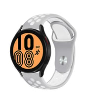 Huawei Watch GT 3 42mm 20mm Uyumlu Kordon Silikon Esnek Yumuşak Delikli Spor KRD-02 Kayış