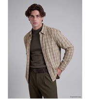 LCW Vision Yeşil Regular Fit Ekose Erkek Gömlek