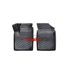 Peugeot Partner 1 PANELVAN (2 Parça) 3D Havuzlu Paspas 1998-2008 Siyah