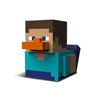 Minecraft Boxed Steve Lisanslı Cosplay Ördek Koleksiyon Figürü